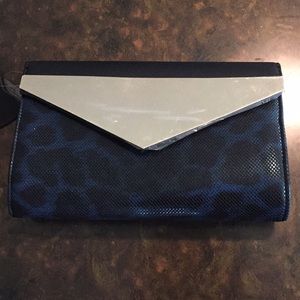 Animal print clutch